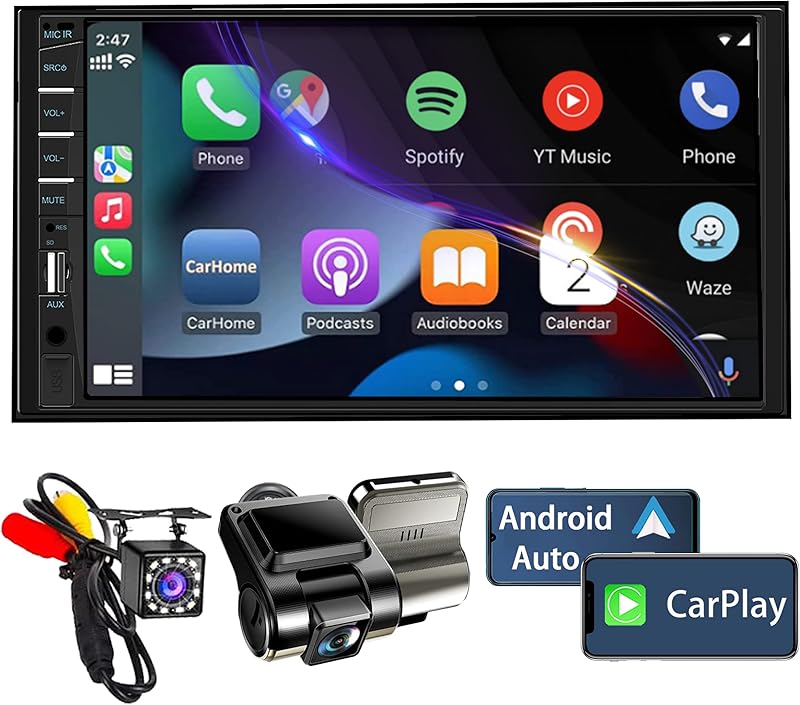 Naifay Touchscreen Receiver Support Carplay Bluetooth